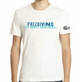 Men's 'Freediving. It's Only Natural' T-shirt - WHITE